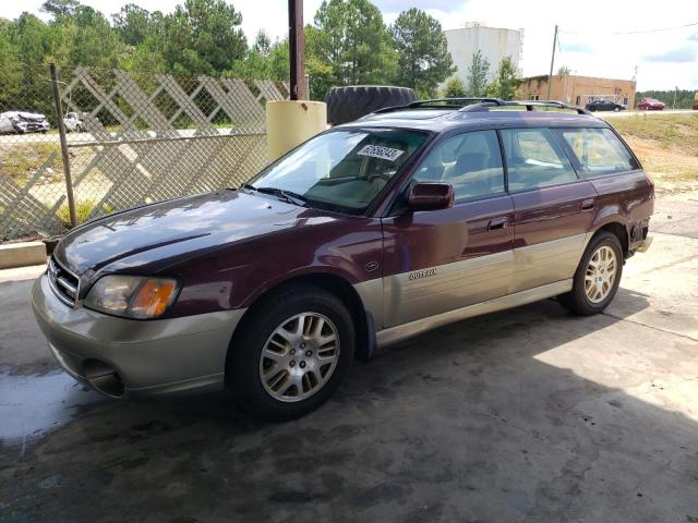 4S3BH806617662999 - 2001 SUBARU LEGACY OUTBACK H6 3.0 LL BEAN BURGUNDY photo 1