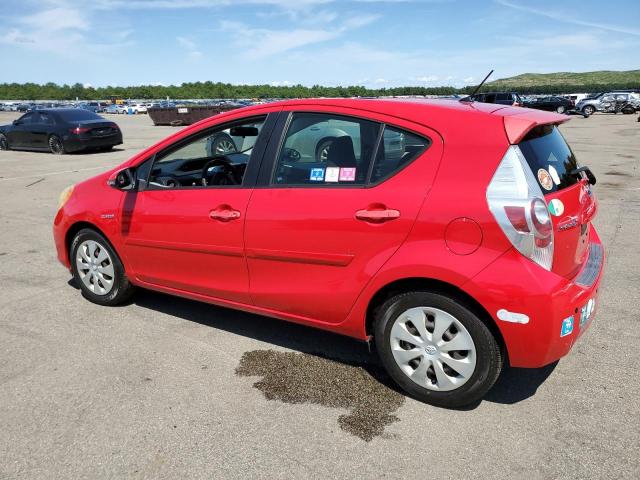 JTDKDTB3XC1515107 - 2012 TOYOTA PRIUS C RED photo 2