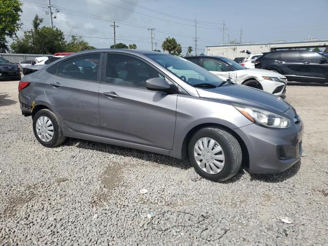 KMHCT4AE8DU495998 - 2013 HYUNDAI ACCENT GLS GRAY photo 4