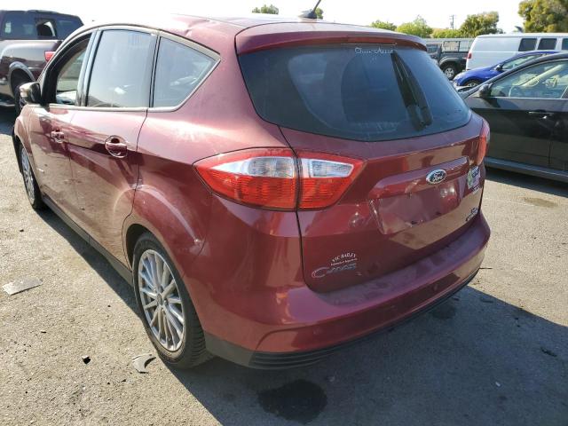 1FADP5AU4DL519431 - 2013 FORD C-MAX SE RED photo 2