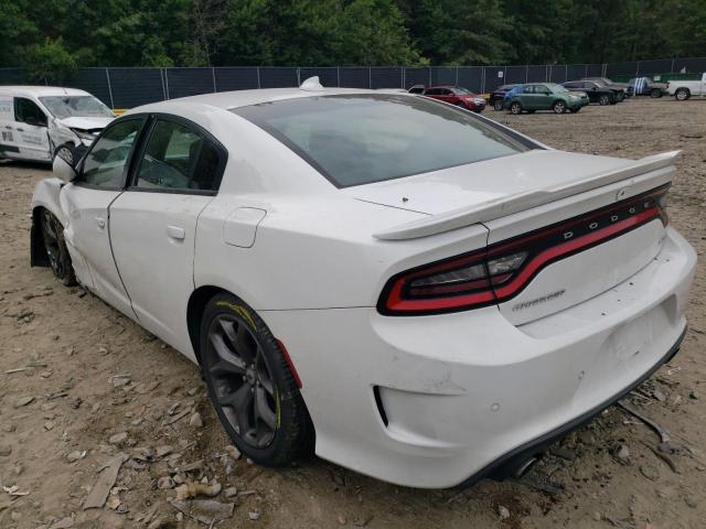 2C3CDXHG1KH597335 - 2019 DODGE CHARGER GT WHITE photo 2