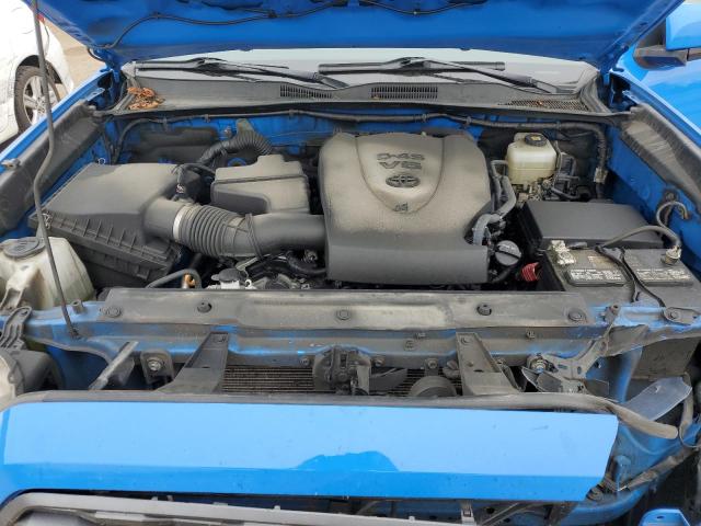 5TFCZ5AN8MX262694 - 2021 TOYOTA TACOMA DOUBLE CAB BLUE photo 11