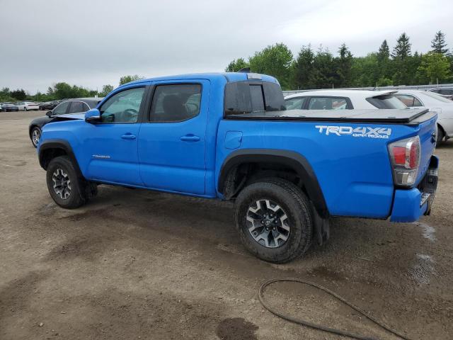 5TFCZ5AN8MX262694 - 2021 TOYOTA TACOMA DOUBLE CAB BLUE photo 2