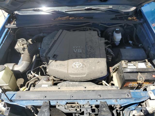 5TEJU62N07Z400252 - 2007 TOYOTA TACOMA DOUBLE CAB PRERUNNER BLUE photo 11