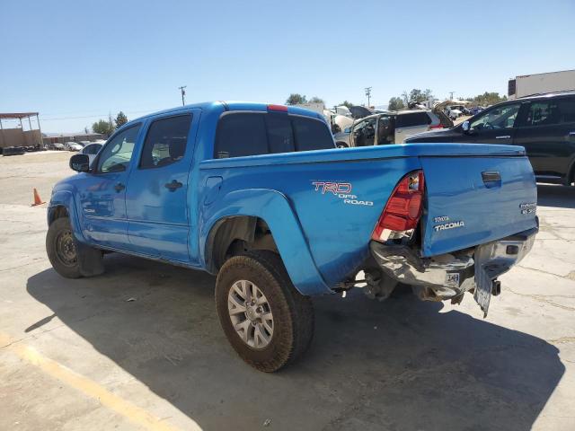 5TEJU62N07Z400252 - 2007 TOYOTA TACOMA DOUBLE CAB PRERUNNER BLUE photo 2