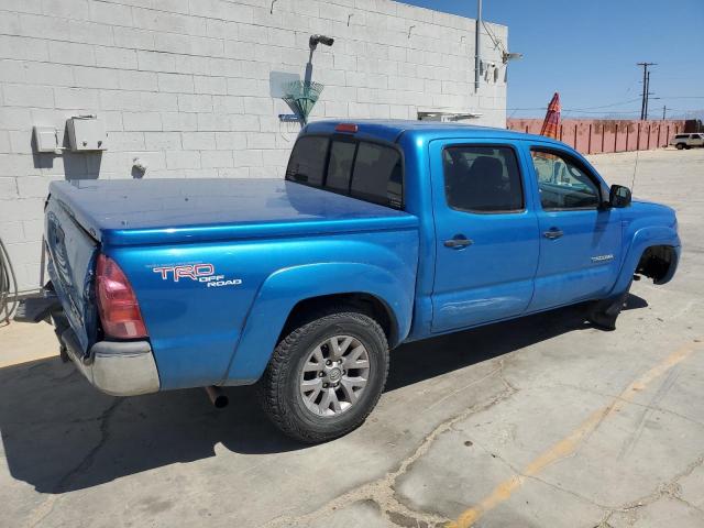 5TEJU62N07Z400252 - 2007 TOYOTA TACOMA DOUBLE CAB PRERUNNER BLUE photo 3