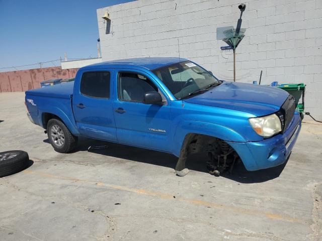 5TEJU62N07Z400252 - 2007 TOYOTA TACOMA DOUBLE CAB PRERUNNER BLUE photo 4