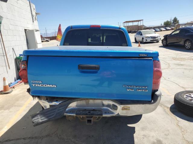 5TEJU62N07Z400252 - 2007 TOYOTA TACOMA DOUBLE CAB PRERUNNER BLUE photo 6