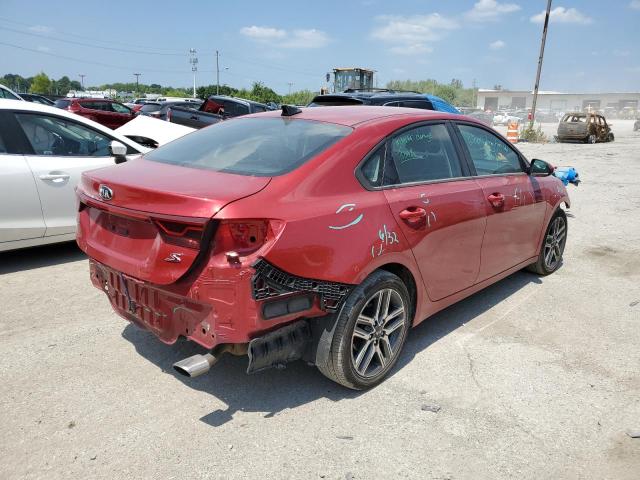 3KPF34AD7KE017740 - 2019 KIA FORTE GT LINE RED photo 3