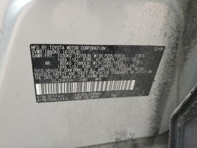 JTLZE4FEXA1112680 - 2010 TOYOTA SCION XB BLACK photo 13