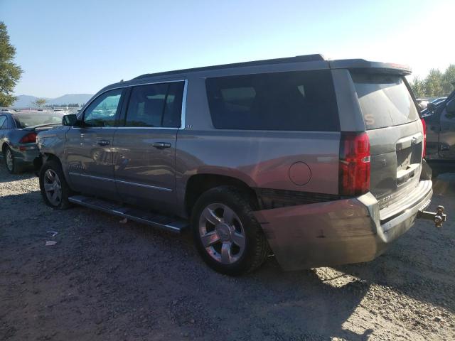 1GNSKHKC7JR288113 - 2018 CHEVROLET SUBURBAN K1500 LT GRAY photo 2