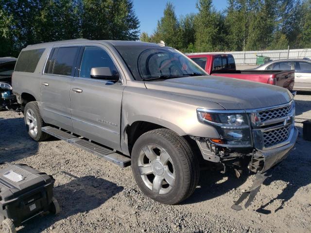 1GNSKHKC7JR288113 - 2018 CHEVROLET SUBURBAN K1500 LT GRAY photo 4