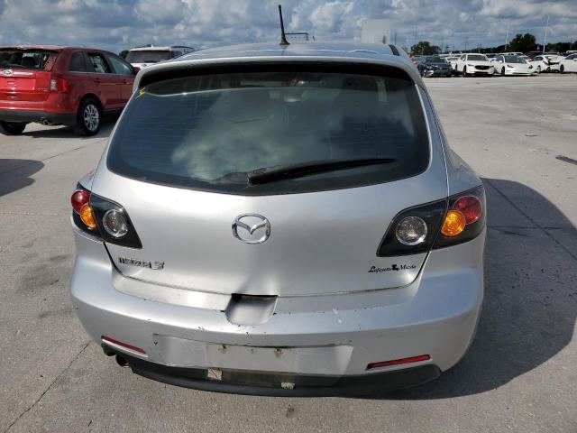 JM1BK143961453808 - 2006 MAZDA 3 HATCHBACK SILVER photo 6