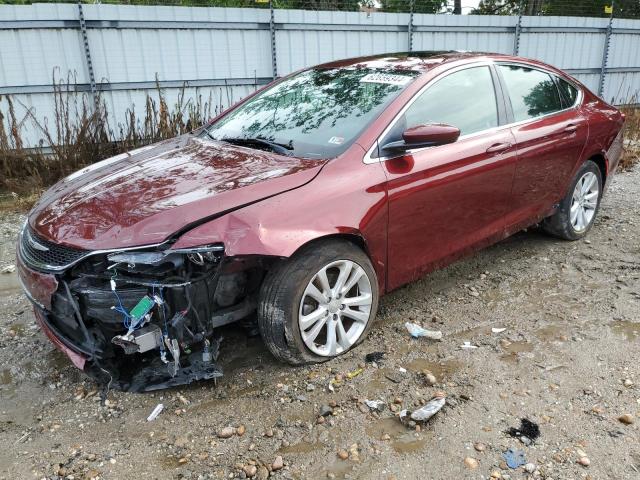 1C3CCCAB7FN704363 - 2015 CHRYSLER 200 LIMITED BURGUNDY photo 1