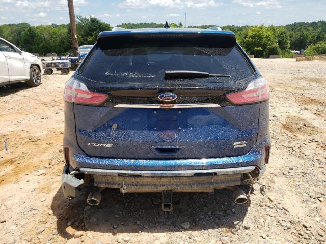 2FMPK3J98LBB13278 - 2020 FORD EDGE SEL BLUE photo 6