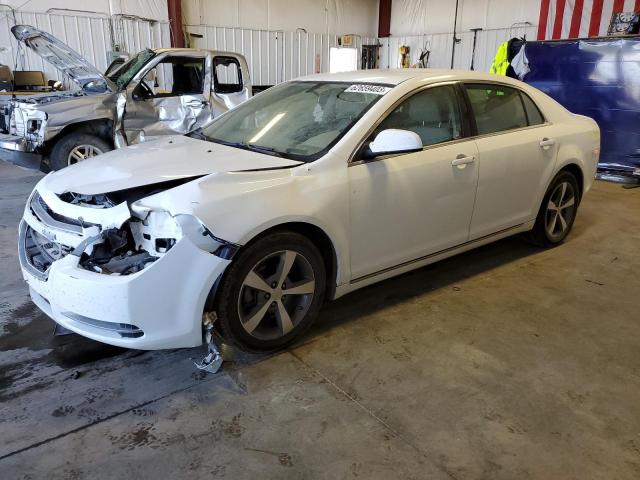 1G1ZC5EU7BF168928 - 2011 CHEVROLET MALIBU 1LT WHITE photo 1
