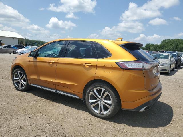 2FMTK4AP4FBB00566 - 2015 FORD EDGE SPORT ORANGE photo 2