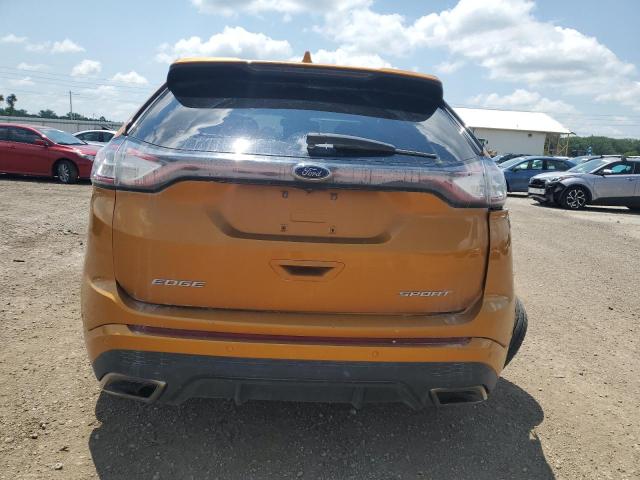 2FMTK4AP4FBB00566 - 2015 FORD EDGE SPORT ORANGE photo 6