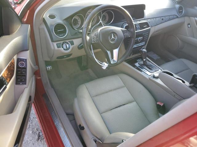 WDDGF4HB9CR236369 - 2012 MERCEDES-BENZ C 250 RED photo 8