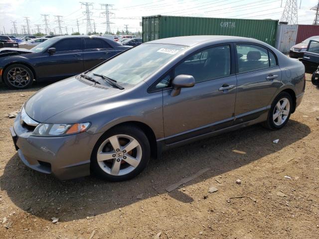 19XFA16659E049062 - 2009 HONDA CIVIC LX-S رمادي صورة 1