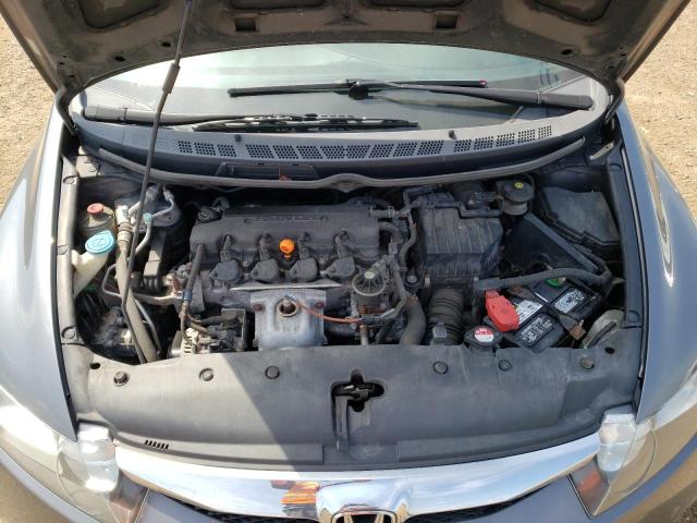 19XFA16659E049062 - 2009 HONDA CIVIC LX-S GRAY photo 11