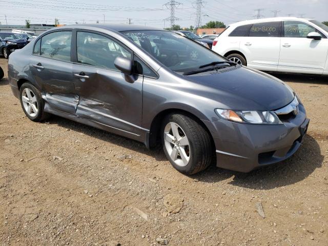 19XFA16659E049062 - 2009 HONDA CIVIC LX-S رمادي صورة 4