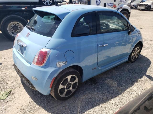 3C3CFFGEXGT218111 - 2016 FIAT 500 ELECTRIC BLUE photo 3