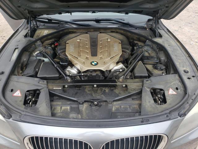 WBAKC8C56ACY68961 - 2010 BMW 750 LI XDRIVE GRAY photo 11