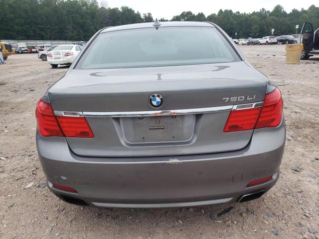 WBAKC8C56ACY68961 - 2010 BMW 750 LI XDRIVE GRAY photo 6
