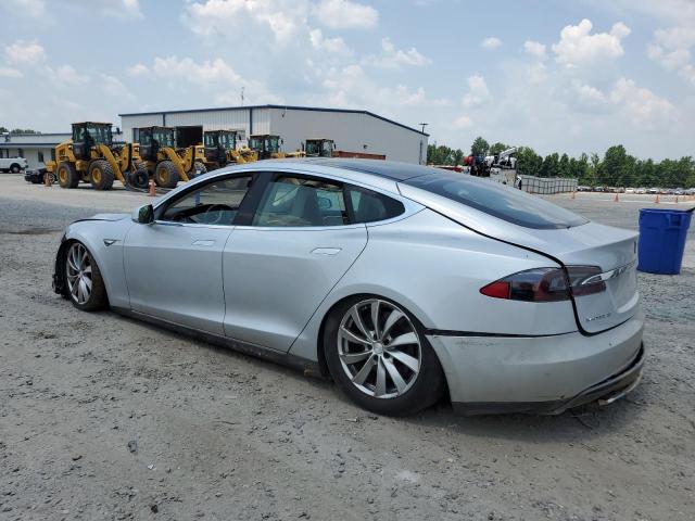 5YJSA1DNXDFP04134 - 2013 TESLA MODEL S SILVER photo 2