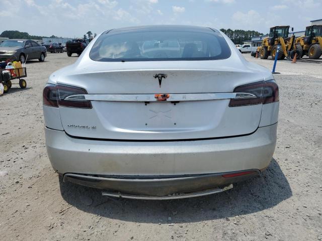5YJSA1DNXDFP04134 - 2013 TESLA MODEL S SILVER photo 6