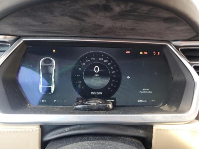 5YJSA1DNXDFP04134 - 2013 TESLA MODEL S SILVER photo 9