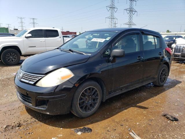 3N1BC13E07L365145 - 2007 NISSAN VERSA S BLACK photo 1