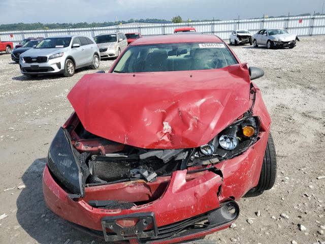 1G2ZF58B874166184 - 2007 PONTIAC G6 VALUE LEADER RED photo 5