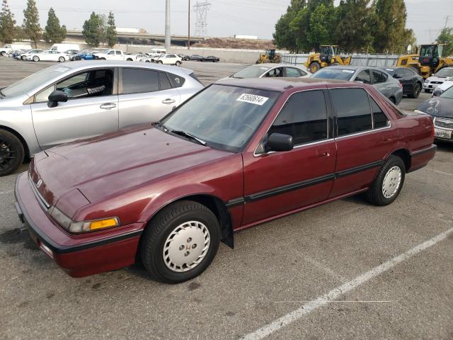 JHMCA5631KC064069 - 1989 HONDA ACCORD LX BURGUNDY photo 1