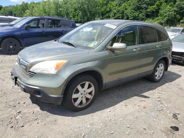 JHLRE48727C084383 - 2007 HONDA CR-V EXL GREEN photo 1