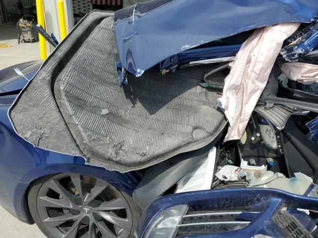 5YJSA1E25GF124329 - 2016 TESLA MODEL S Կապույտ լուսանկար 10