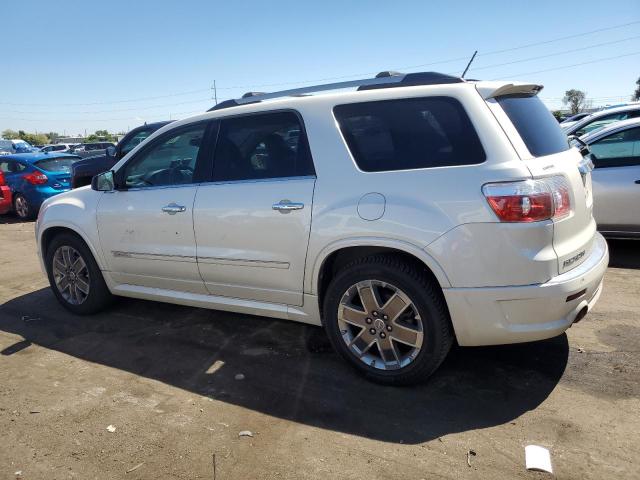 1GKKVTED3BJ316226 - 2011 GMC ACADIA DENALI WHITE photo 2