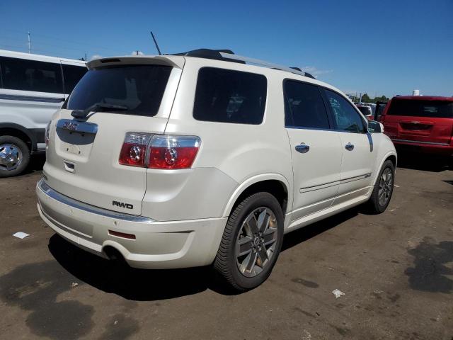 1GKKVTED3BJ316226 - 2011 GMC ACADIA DENALI WHITE photo 3