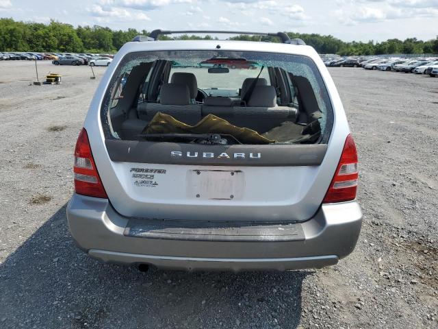 JF1SG65664G704906 - 2004 SUBARU FORESTER 2.5XS SILVER photo 6