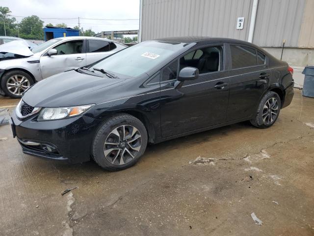 19XFB2F97DE088127 - 2013 HONDA CIVIC EXL შავი ფოტო 1