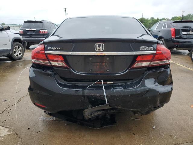 19XFB2F97DE088127 - 2013 HONDA CIVIC EXL BLACK photo 6