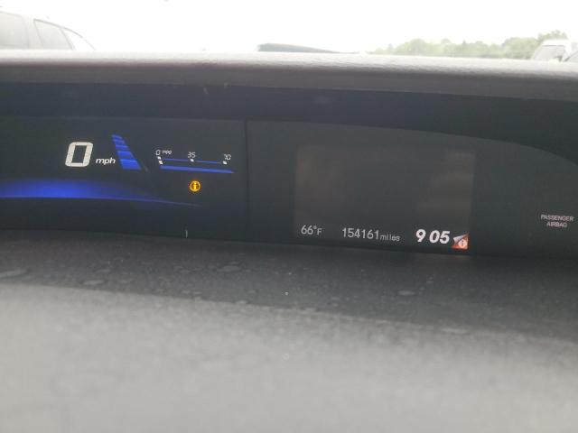 19XFB2F97DE088127 - 2013 HONDA CIVIC EXL შავი ფოტო 9