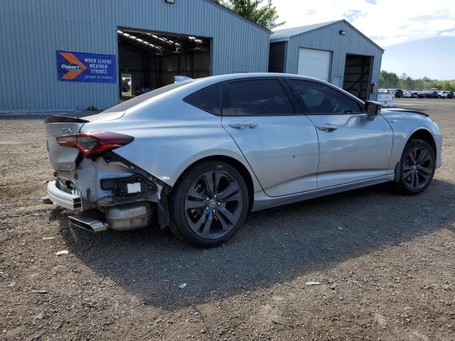 19UUB6F55MA802370 - 2021 ACURA TLX TECH A SILVER photo 3