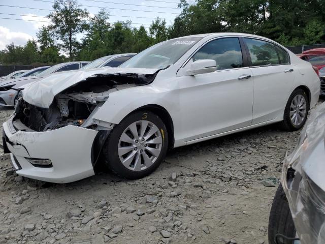 1HGCR2F8XEA021940 - 2014 HONDA ACCORD EXL WHITE photo 1