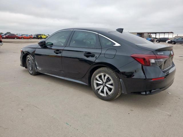 2HGFE2F28SH592263 - 2025 HONDA CIVIC LX BLACK photo 2