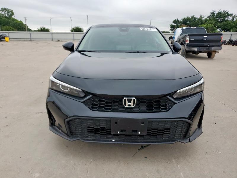 2HGFE2F28SH592263 - 2025 HONDA CIVIC LX BLACK photo 5