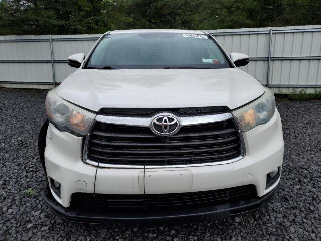 5TDBKRFH4FS139929 - 2015 TOYOTA HIGHLANDER LE WHITE photo 5