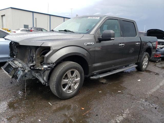 1FTEW1CP6JKF59898 - 2018 FORD F150 SUPERCREW GRAY photo 1