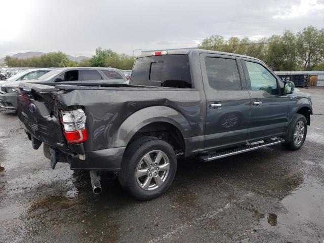 1FTEW1CP6JKF59898 - 2018 FORD F150 SUPERCREW GRAY photo 3